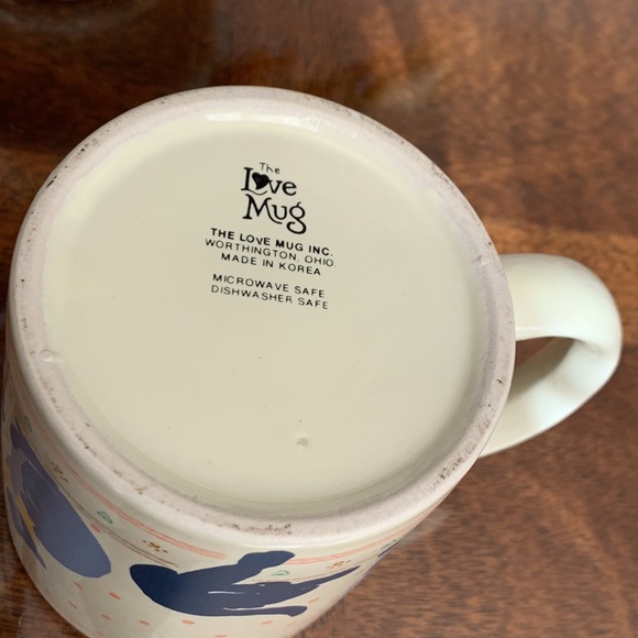 The Love Mug Coffee Cup Vtg LoveMug Inc Mom Kitty Kittens Coffee Cup Cat lover - Picture 5 of 5